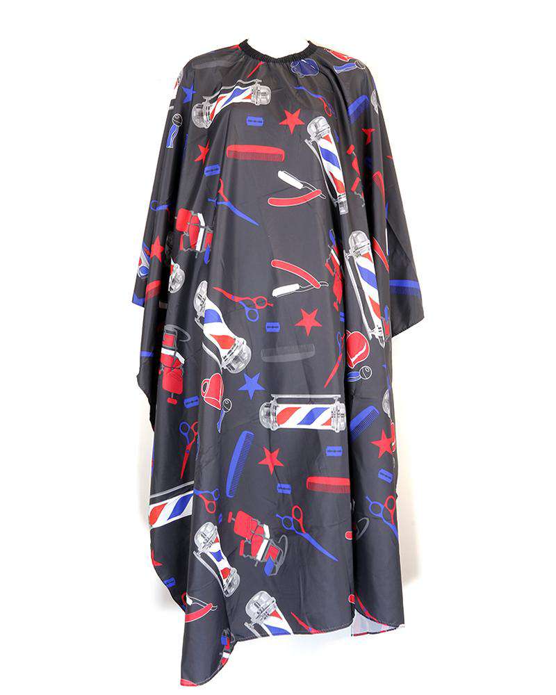 High Quality Cutting Cape w/ Hook Colored Barber Tools
