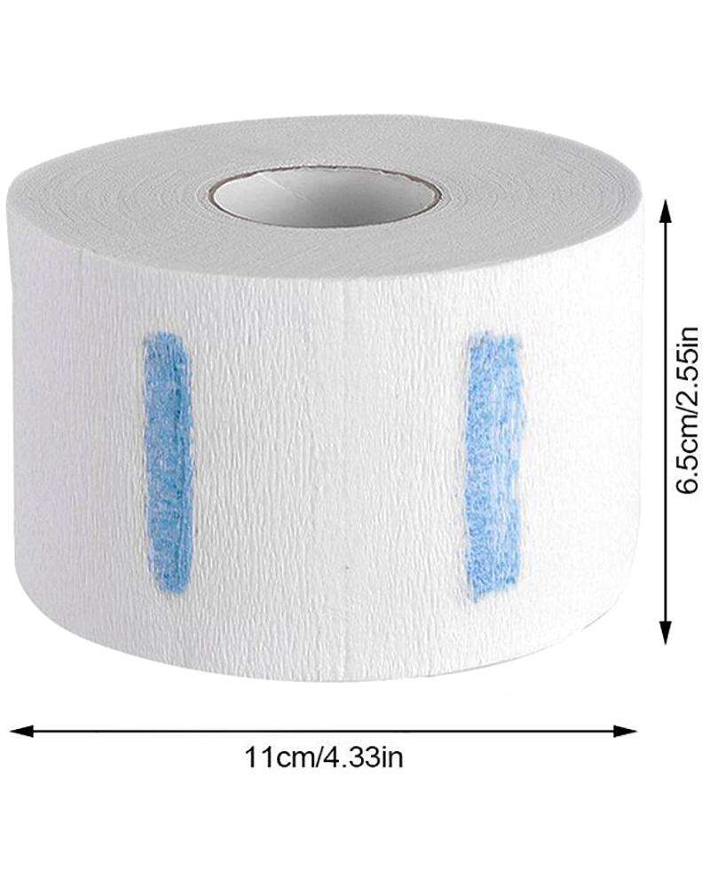 Neck Ruffles Strip Rolls - White 5 Rolls