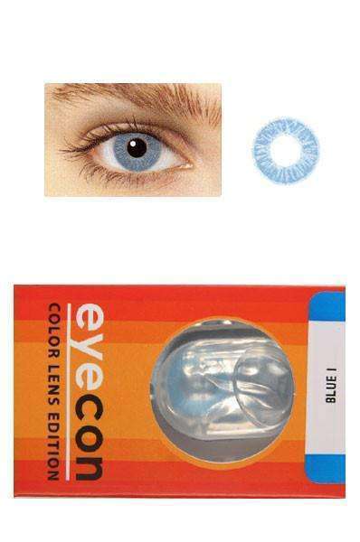 Eyecon Colour Lenses - 1 Tone Blue