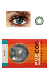 Eyecon Colour Lenses - 2 Tone Aqua