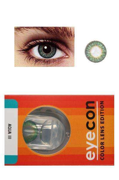 Eyecon Colour Lenses - 3 Tone Aqua