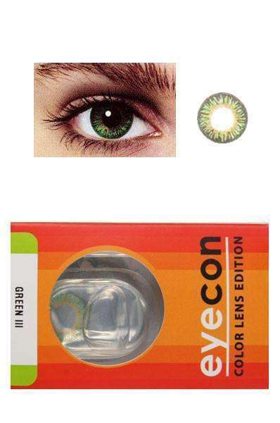 Eyecon Colour Lenses - 3 Tone Green