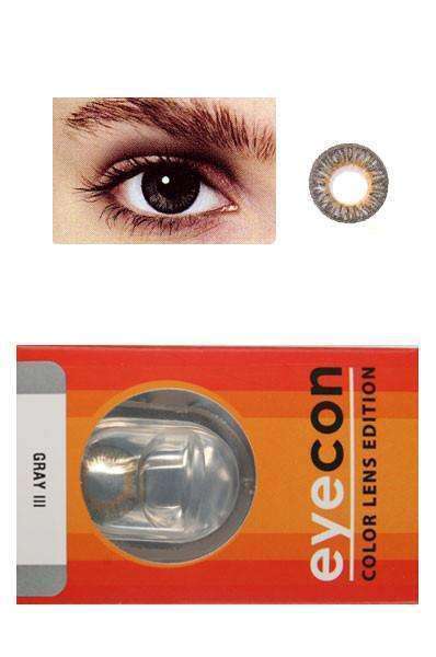 Eyecon Colour Lenses - 3 Tone Grey