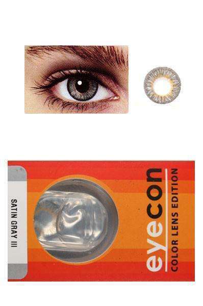 Eyecon Colour Lenses - 3 Tone Satin Grey