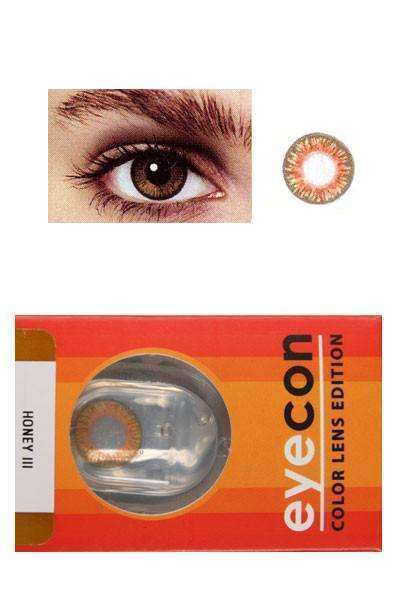 Eyecon Colour Lenses - 3 Tone Honey