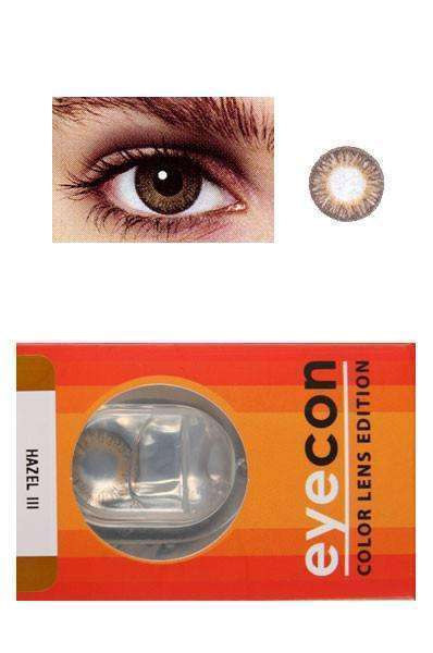 Eyecon Colour Lenses - 3 Tone Hazel