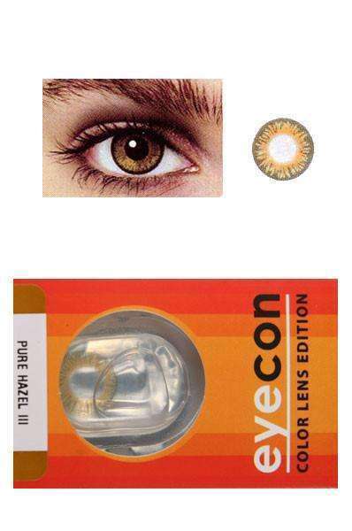 Eyecon Colour Lenses - 3 Tone Pure Hazel