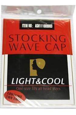 Magic Collection Stocking Wave Cap 2pcs # 00027 Black