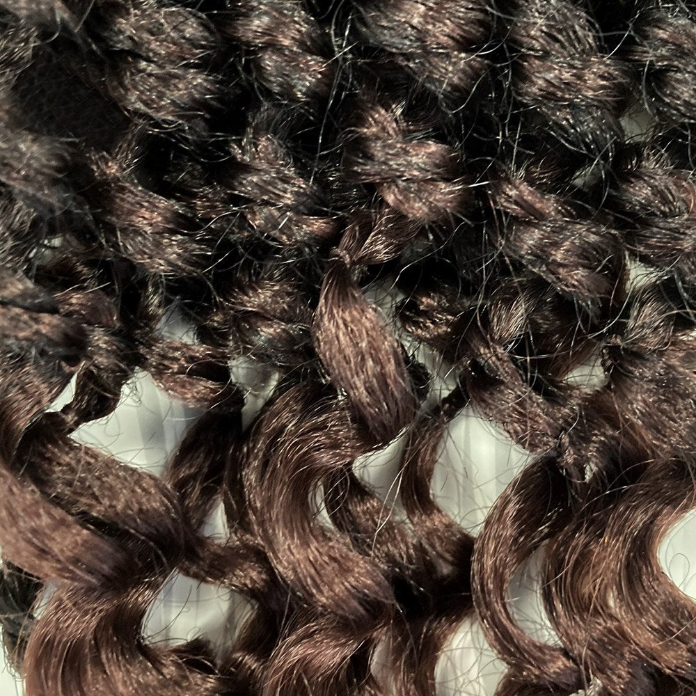 Double Deep Corkscrew Crochet Braid 18"