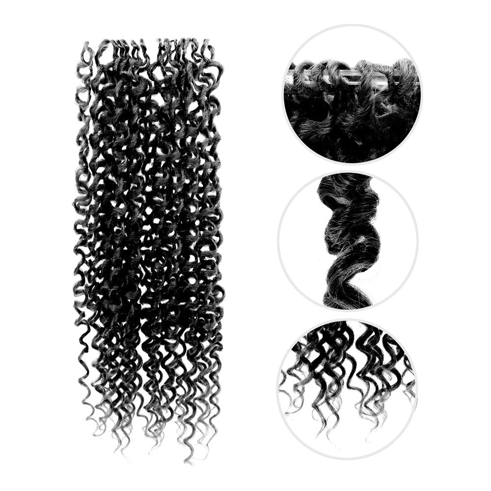 Deep Coily & Wavy Crochet Braid 18"