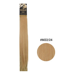 HALO 100% Remy Human Hair Euro Tape In Extensions 18"