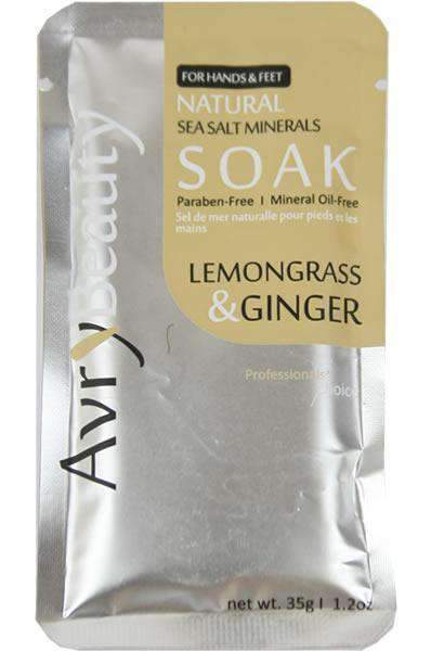 Avry Beauty Sea Salt Soak - Lemongrass & Ginger