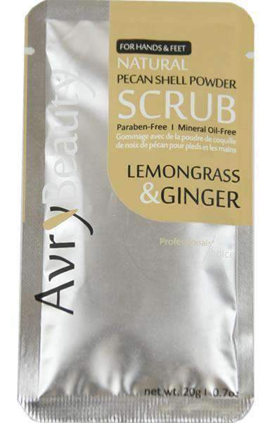 Avry Beauty Natural Mani/Pedi Scrub - Lemongrass & Ginger