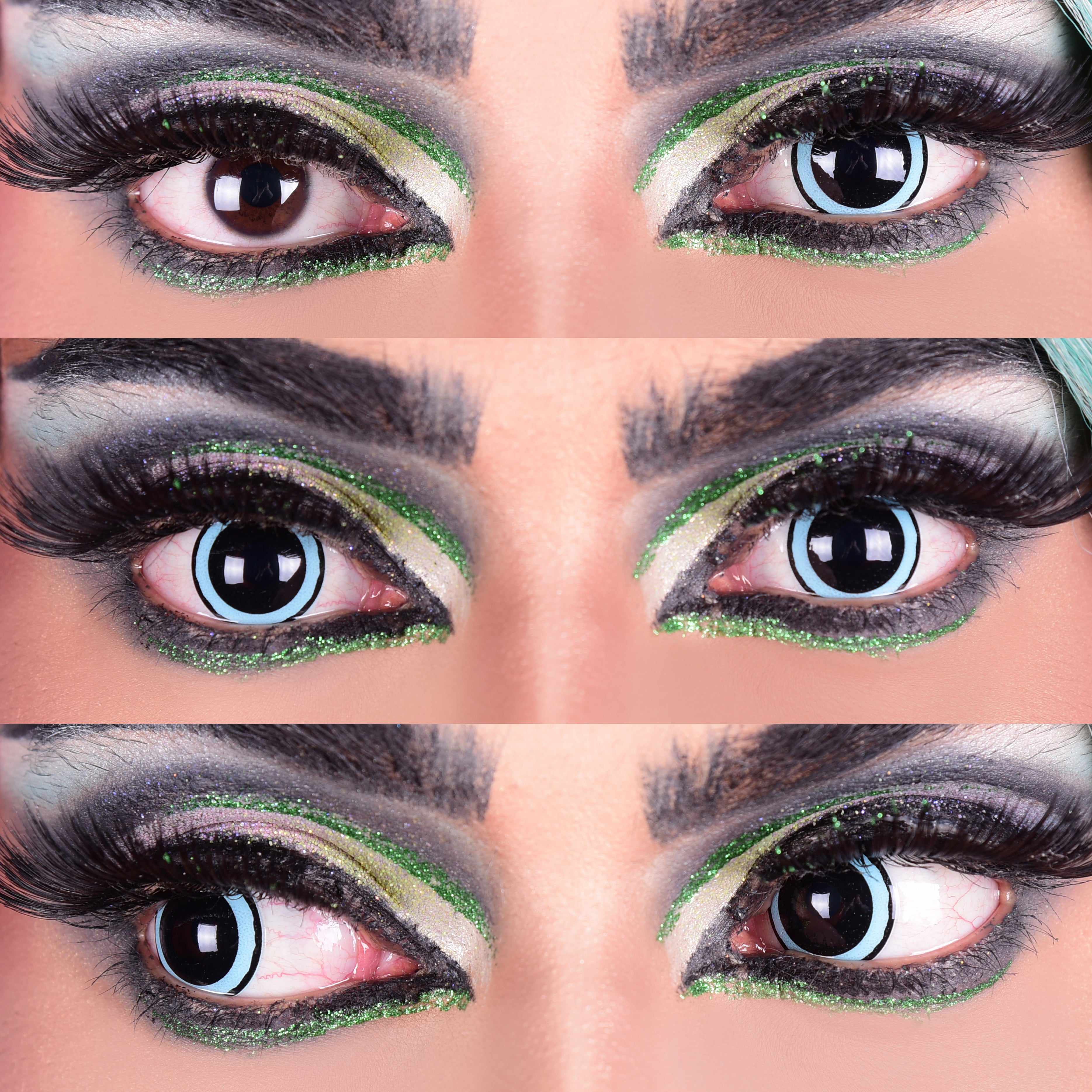 PRIMAL ® ACID III - Blue & Black Colored Contact Lenses