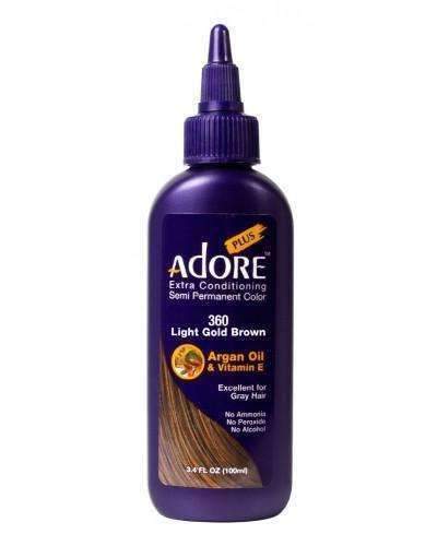 Adore Plus Hair Color For Gray Hair - 360 Light Gold Brown