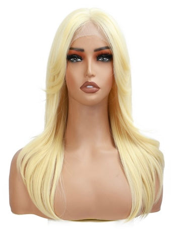 Ashley: Synthetic hair 4" Lace part + Lace Frontal wig