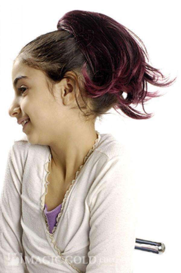 Magic Gold Kids Ponytail Aubana