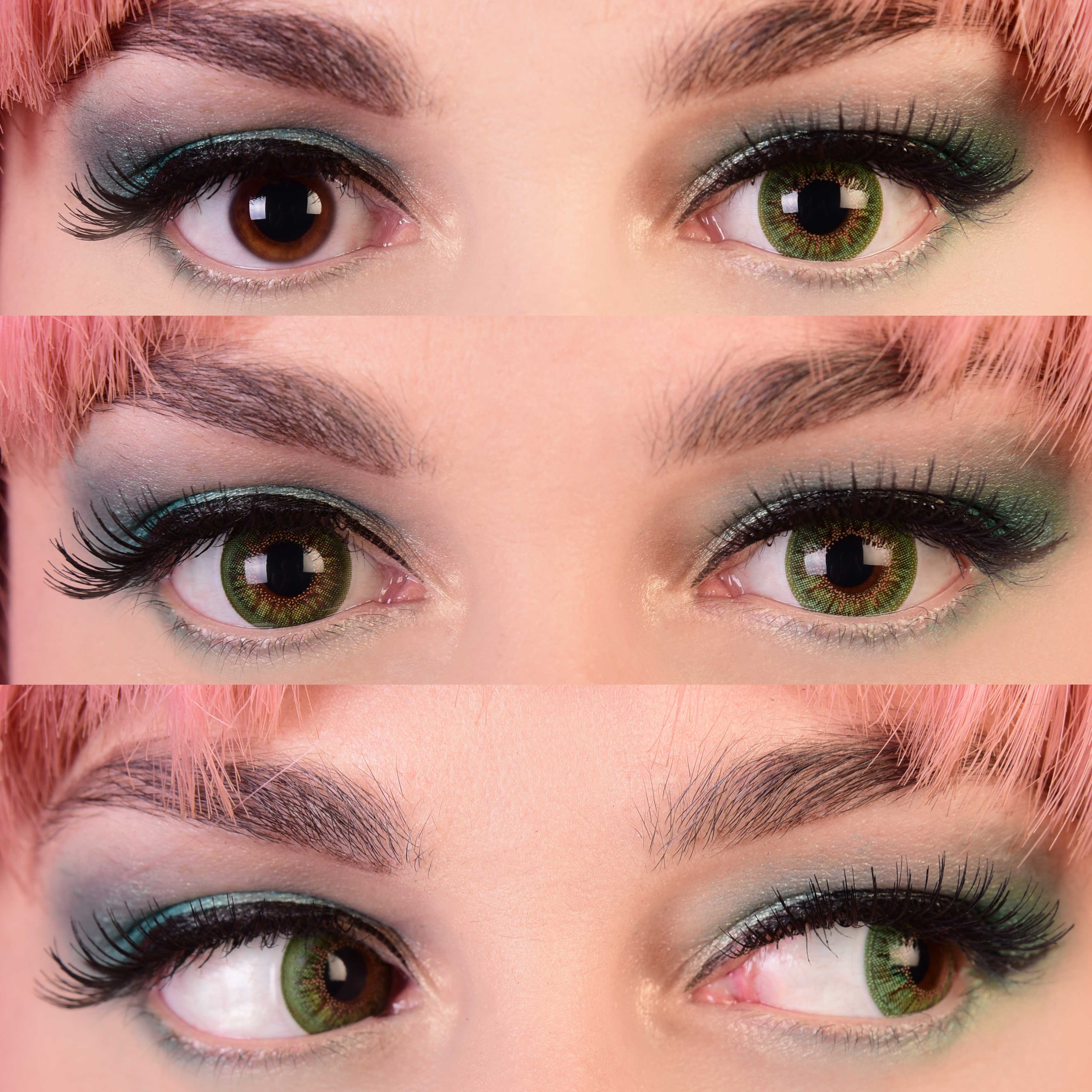 PRIMAL® Aurora Jade - Green Colored Contact Lenses