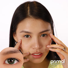 PRIMAL® Aurora Jade - Green Colored Contact Lenses