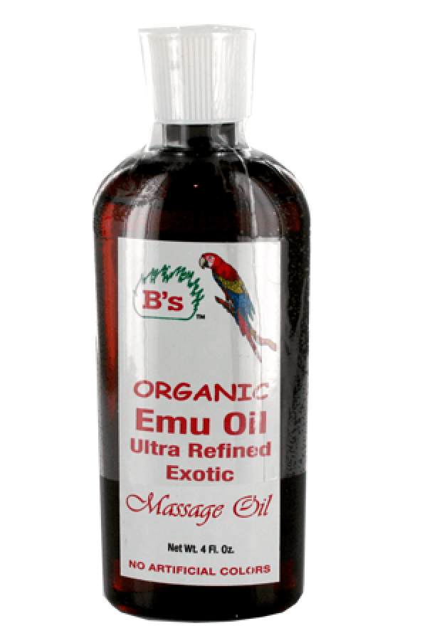 B's Organic Emu Oil Massage Oil