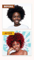 Creme Of Nature Pure Honey Hydrating Color Boost Semi-Permanent Hair Color - Fire Red