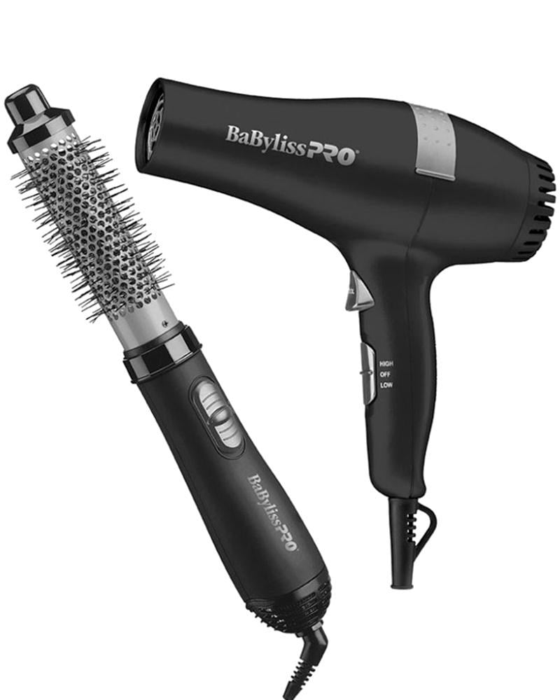 BaByliss Pro Styling Duo 1875W Ceramic Dryer + 1-1/4" Hot Air Styler