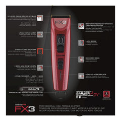 BaByliss Pro FX3 Professional High Torque Clipper