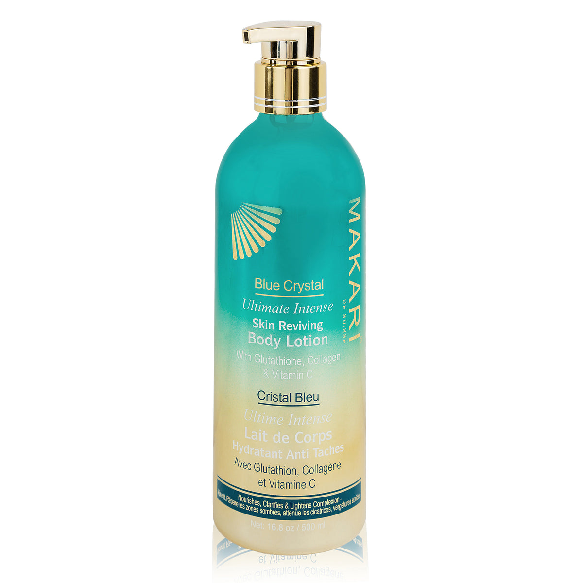 Makari de Suisse MAKARI CRISTAL BLEU Ultime Intense LAIT de Corps Hydratant Anti Taches - Authentic Skincare Treatment