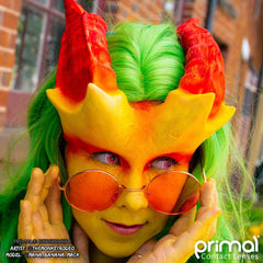 PRIMAL ® Berserker I - White & Red Colored Contact Lenses