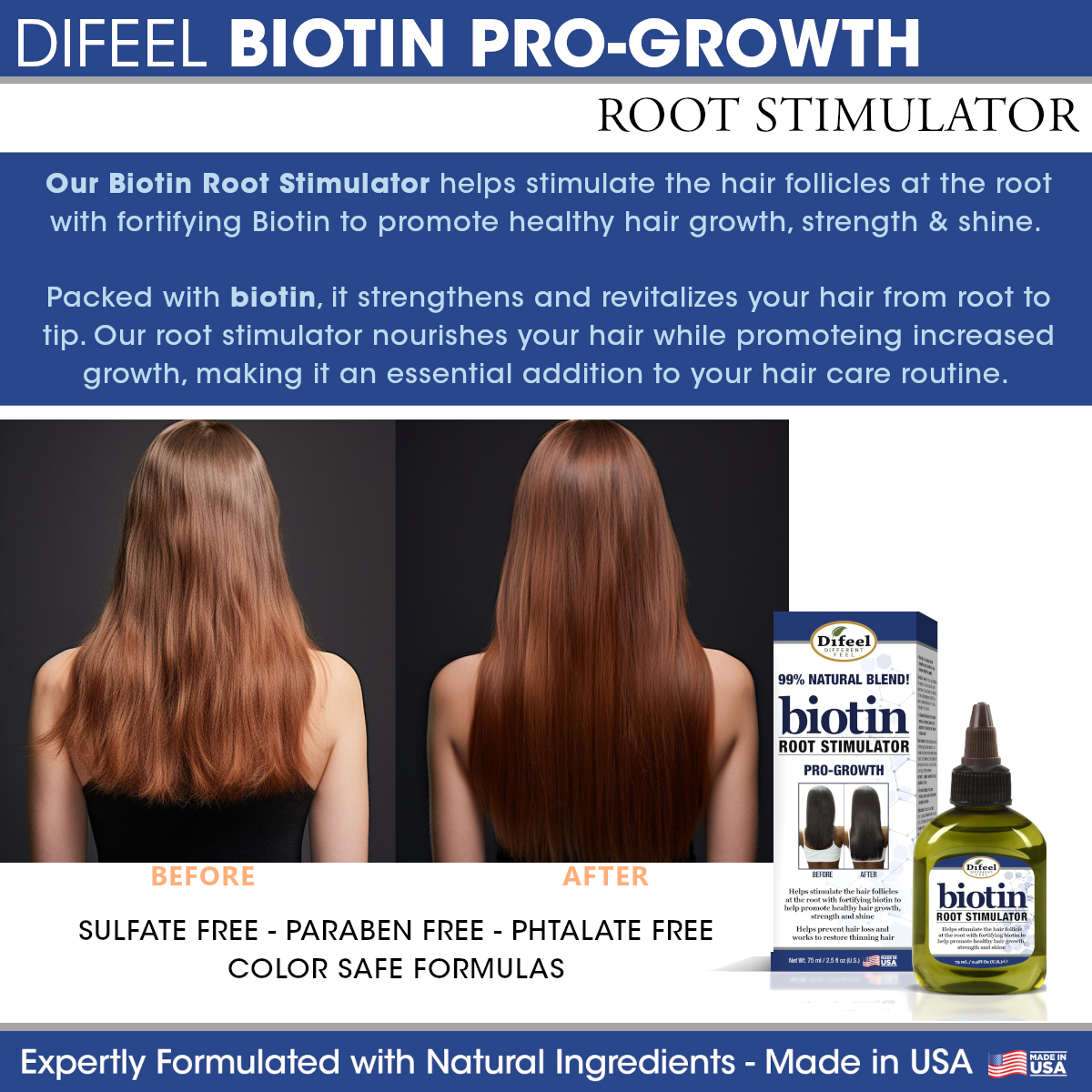Difeel Biotin Pro-Growth Root Stimulator