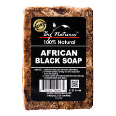 By Natures 100% Natural African Black Soap 6.5oz