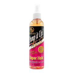 Bronner Brothers Pump It Up! Styling Spritz Gold 80% Alcohol - Orange