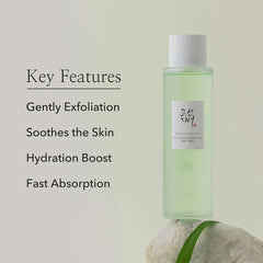 Green Plum Refreshing Toner with AHA+BHA (150ml) - BEAUTY OF JOSEON