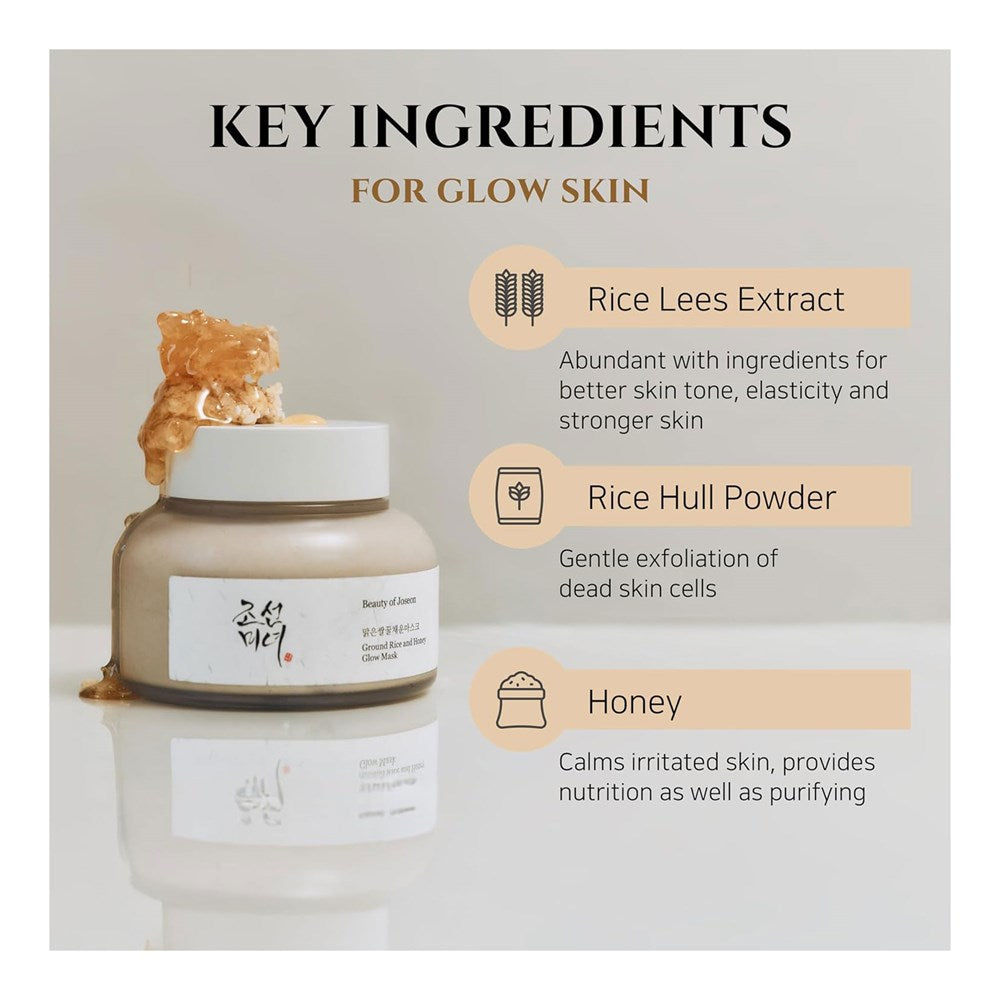 Ground Rice and Honey Glow Mask (150ml) - BEAUTY OF JOSEON