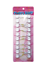Sweet Kids Hair Baubles - Bear White #BR1