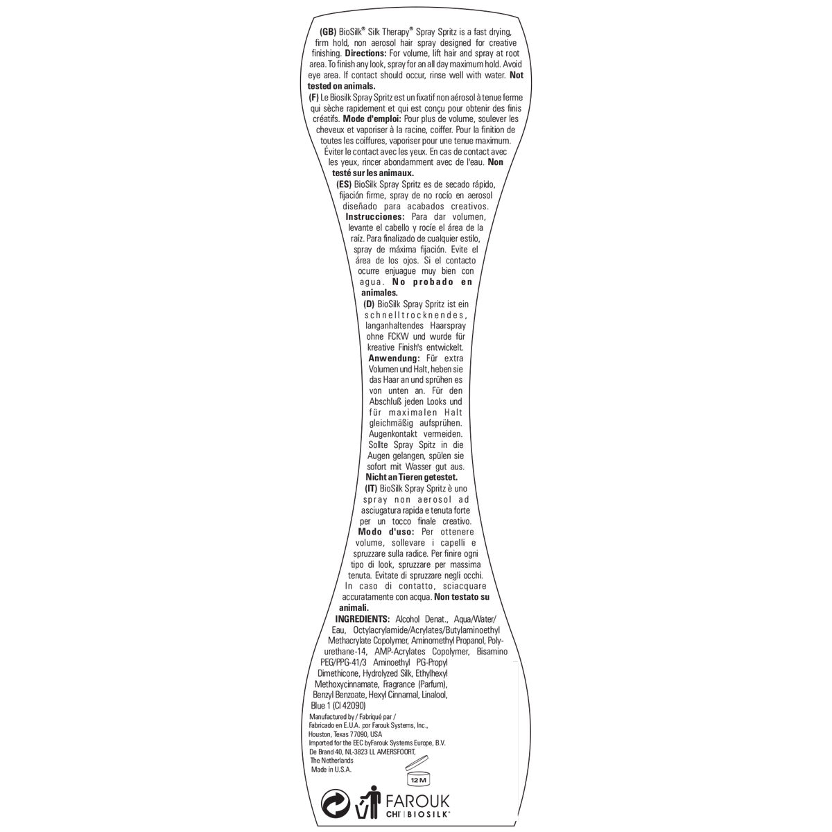 BioSilk Silk Therapy Spray Spritz