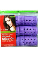 Magic Collection Jumbo Snap On Magnetic Rollers 1 1/2"