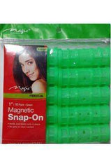 Magic Collection Large Snap On Magnetic Rollers 1"