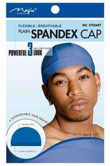 Magic Collection Plain Spandex Cap #4702AST Assorted