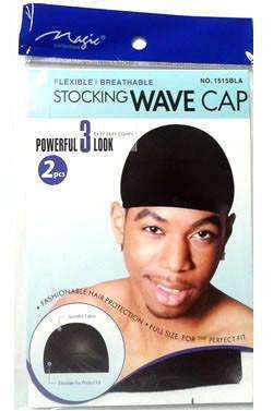 Magic Collection Stocking Wave Cap #1515BLA