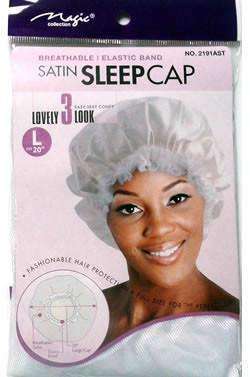 Magic Collection Large Satin Sleep Cap #2191AST Assorted