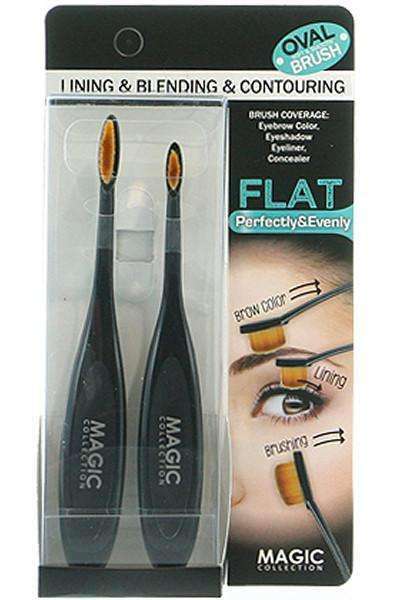 Magic Collection Oval Lining & Blending & Contouring Brush 2pc