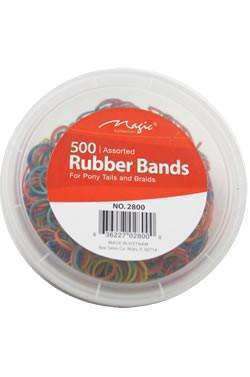 Magic Collection Rubber Bands Assorted 500pcs