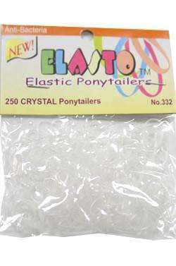Magic Collection Elastic Ponytailers Clear