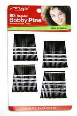 Magic Collection Black Bobby Pins #916