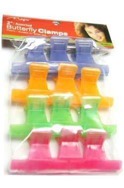 Magic Collection Butterfly Clamps 2 " - Assorted