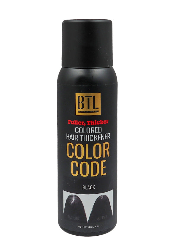 BTL Color Code Colored Hair Thickener - Black