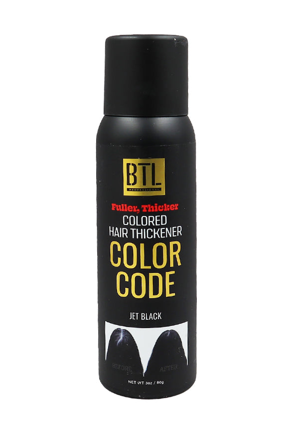 BTL Color Code Colored Hair Thickener - Jet Black