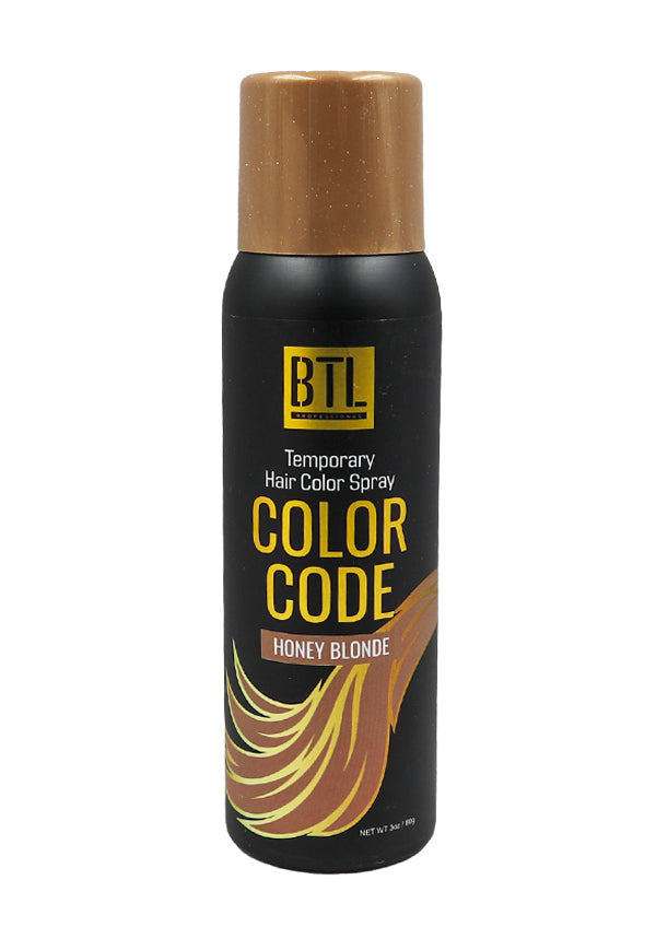 BTL Color Code Temporary Hair Color Spray - Honey Blonde