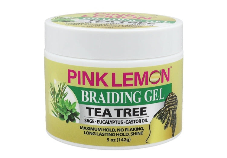 Pink Lemon Braiding Gel - Tea Tree